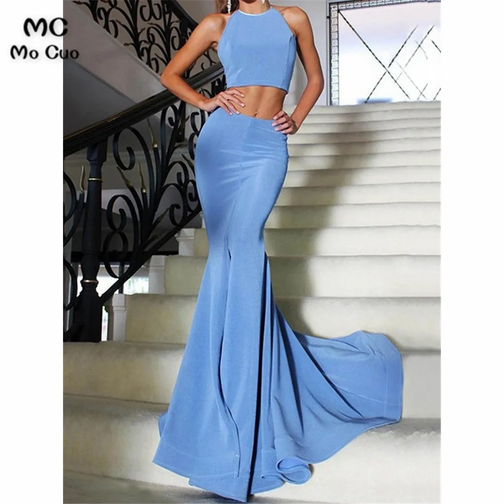 2019 Русалка Выпускные платья длинный Танк Vestido Longo Сторона Сплит эластичный атласный формальный Красный вечернее платье 100% Настоящее