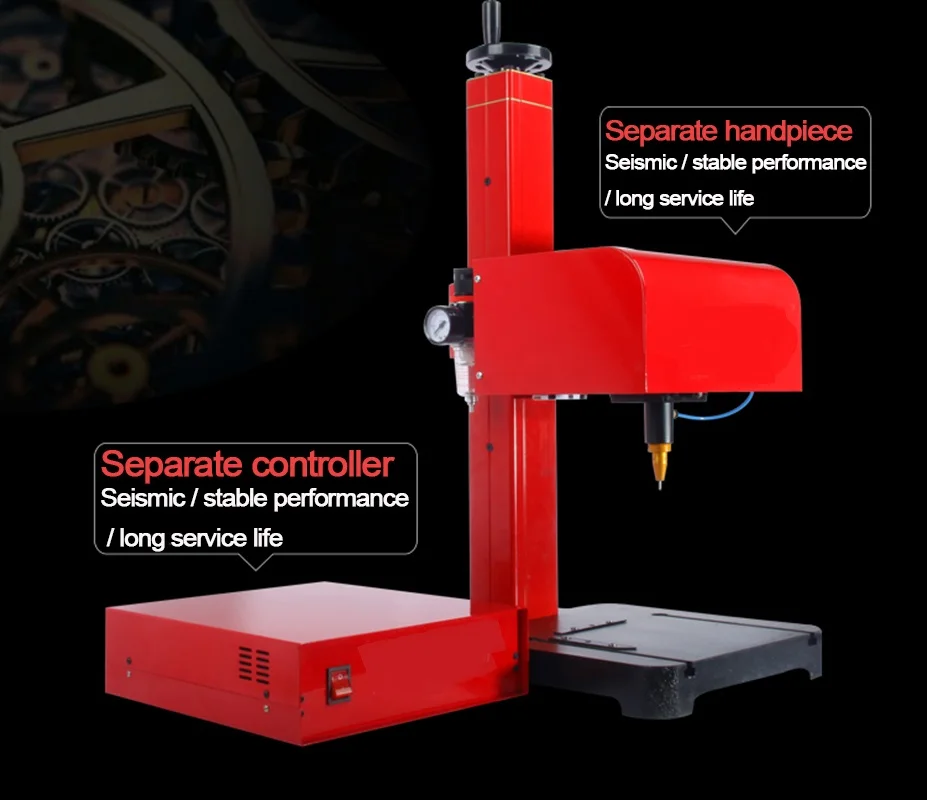 Portable Dot Peen Marking Machine Pneumatic Marking Machine Truck Marking Machine 170x110mm Support Windows XP/ WIN 7 JMB-170