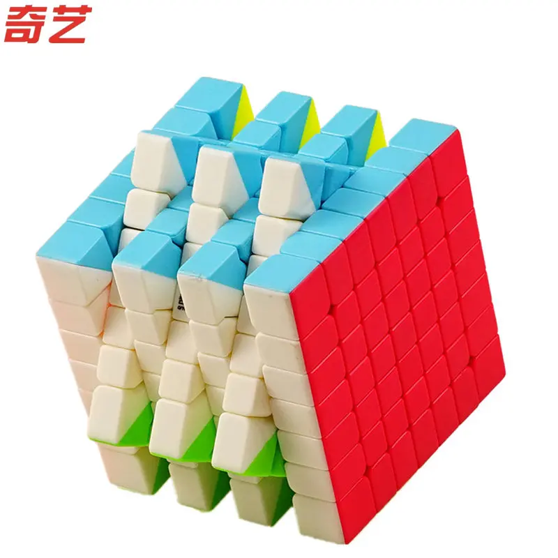 

2018 New Qiyi S 7x7x7 Magic Cube Stickerless MoFangGe MFG QiXing Speed Qiyi Cube Competition Toy for Beginner Children best gift