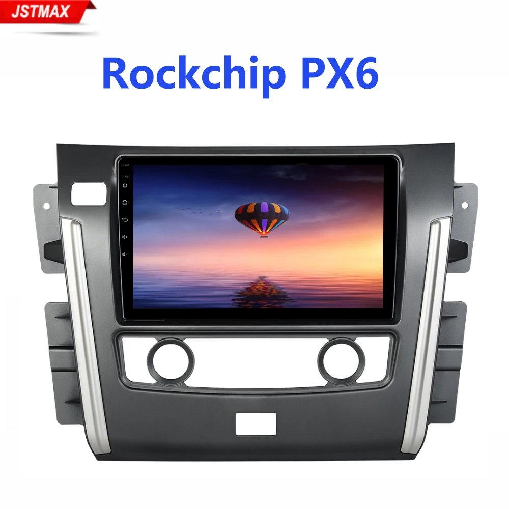 Clearance 10.2" IPS Radio Auto Car Multimidia Android 9.0 PX6 for Nissan Patrol 2018 GPS Car Bluetooth Touch Screen 1024*600 4G RAM HDMI 0