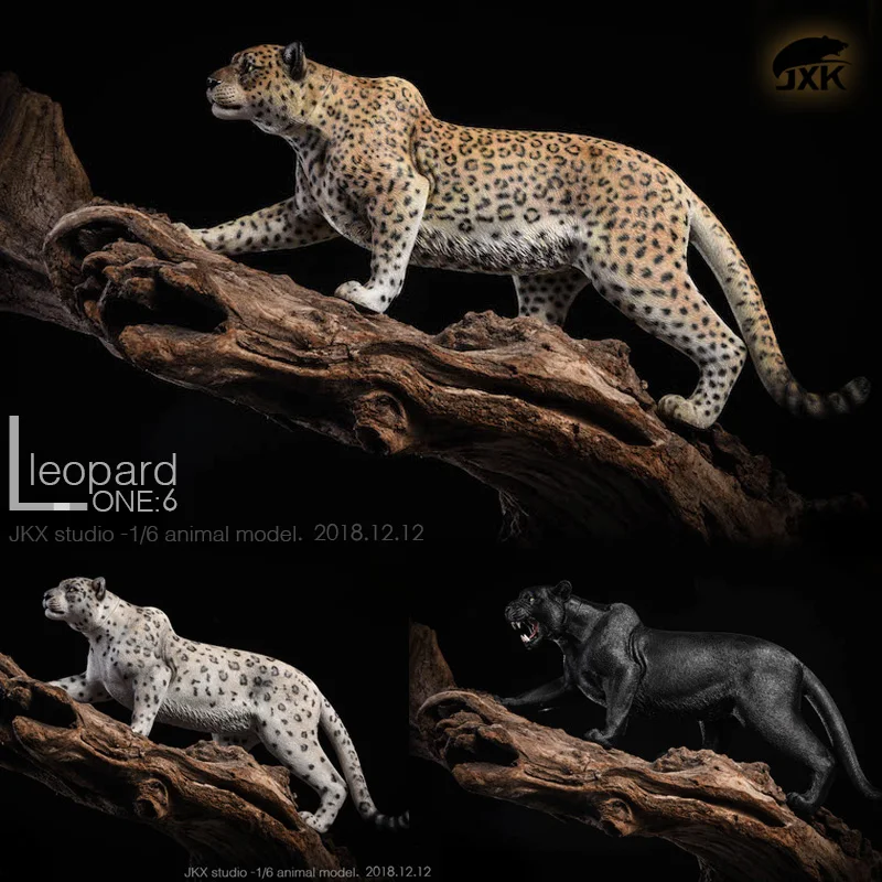 Estartek JXK 1/6 Смола Jaguar Снежный Леопард Гараж Комплект статуя для 12 дюймов Фигурка DIY