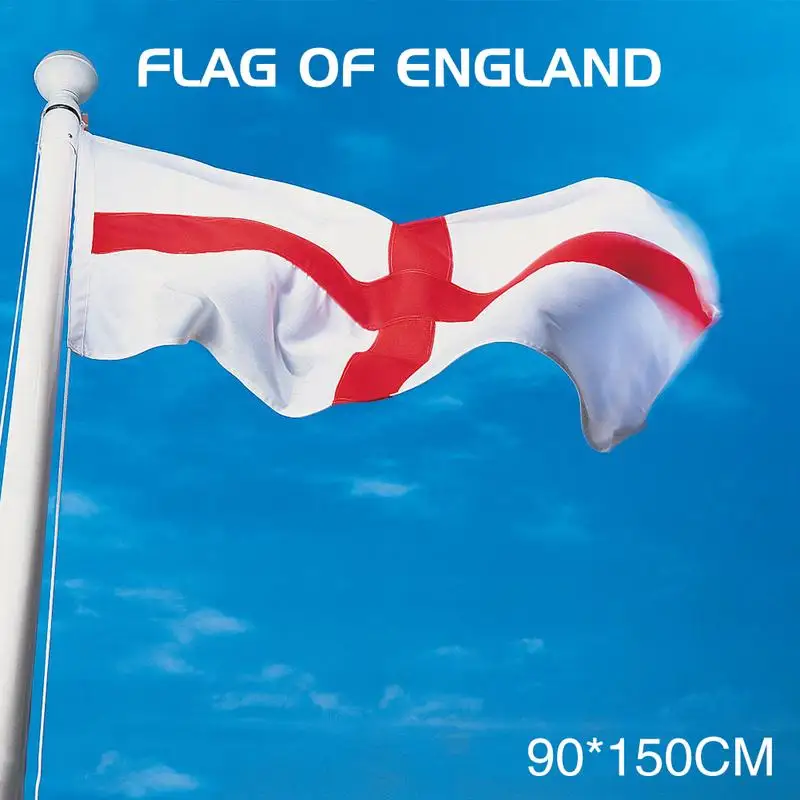 

2019 New 3*5ft Flag Of England Flag Saint George Cross Flag 90*150cm Home Decoration Flag Home Bars School Shopping Malls