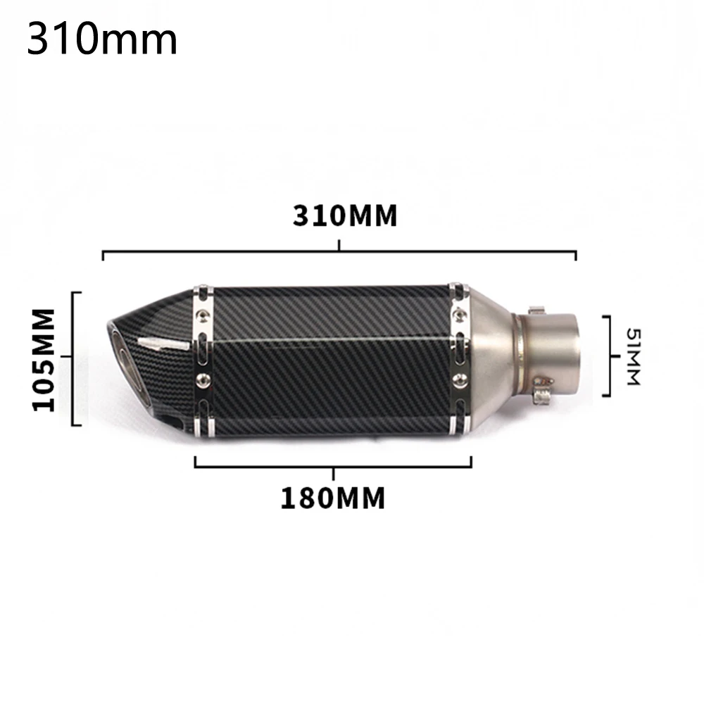 Универсальный выхлопной глушитель для мотоцикла Escape модифицированный мото глушитель с DB Killer для Kawasaki для Yamaha для Honda