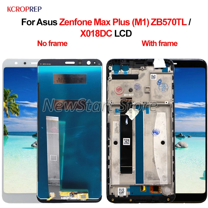 ЖК дисплей для Asus Zenfone Max Plus M1 ZB570TL X018DC сенсорный экран с дигитайзером в сборе