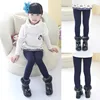 Mallas de invierno de alta calidad para niñas, pantalones gruesos y cálidos con cintura elástica, de algodón, coloridos ► Foto 2/5