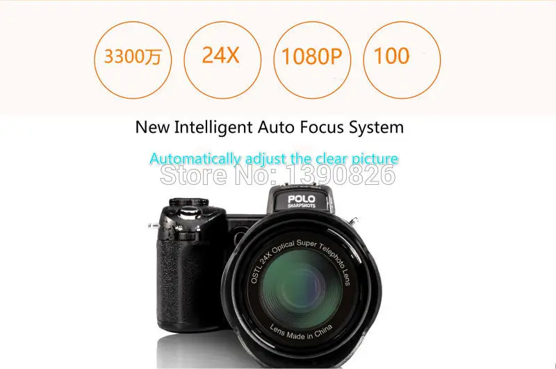 PROTAX D7100 цифровая камера 33MP DSLR Полупрофессиональная 24x телефото широкоугольные комплекты объективов 8X цифровой зум-камера s Focus