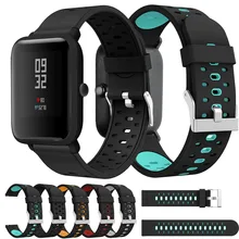 Силиконовый ремешок для Xiaomi Huami Amazfit Bip Youth Edition Смарт-часы сменный ремешок спортивный дышащий браслет ремень 20 мм