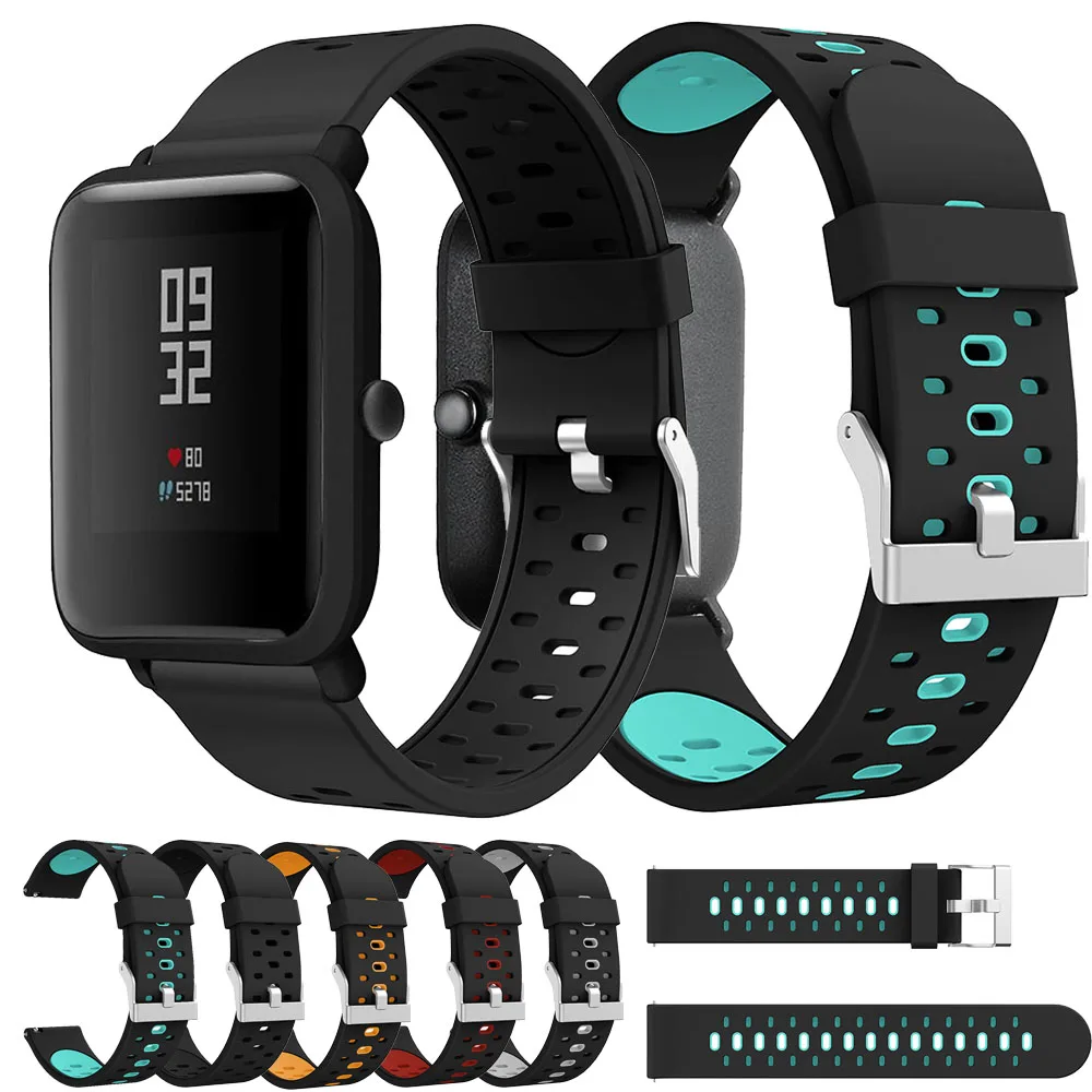 Ремешок силиконовый для Xiaomi Huami Amazfit Bip Youth Edition сменный спортивный