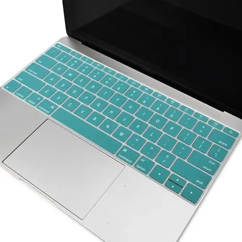 2 шт./лот силиконовая клавиатура Обложка кожи для нового Macbook 1" с retina модель A1534 США Версия - Цвет: 10