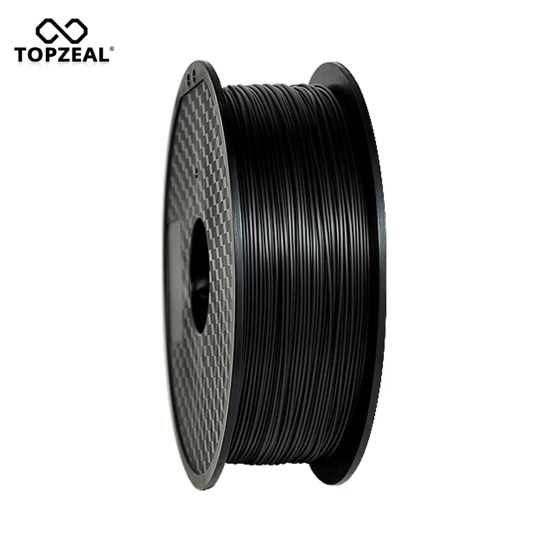 Cena TOPZEAL 3D Printer włókno abs 1.75mm dokładność wymiarowa +  0.02mm 1KG 343M 2.2LBS 3D materiał do drukowania tworzyw sztucznych do RepRap