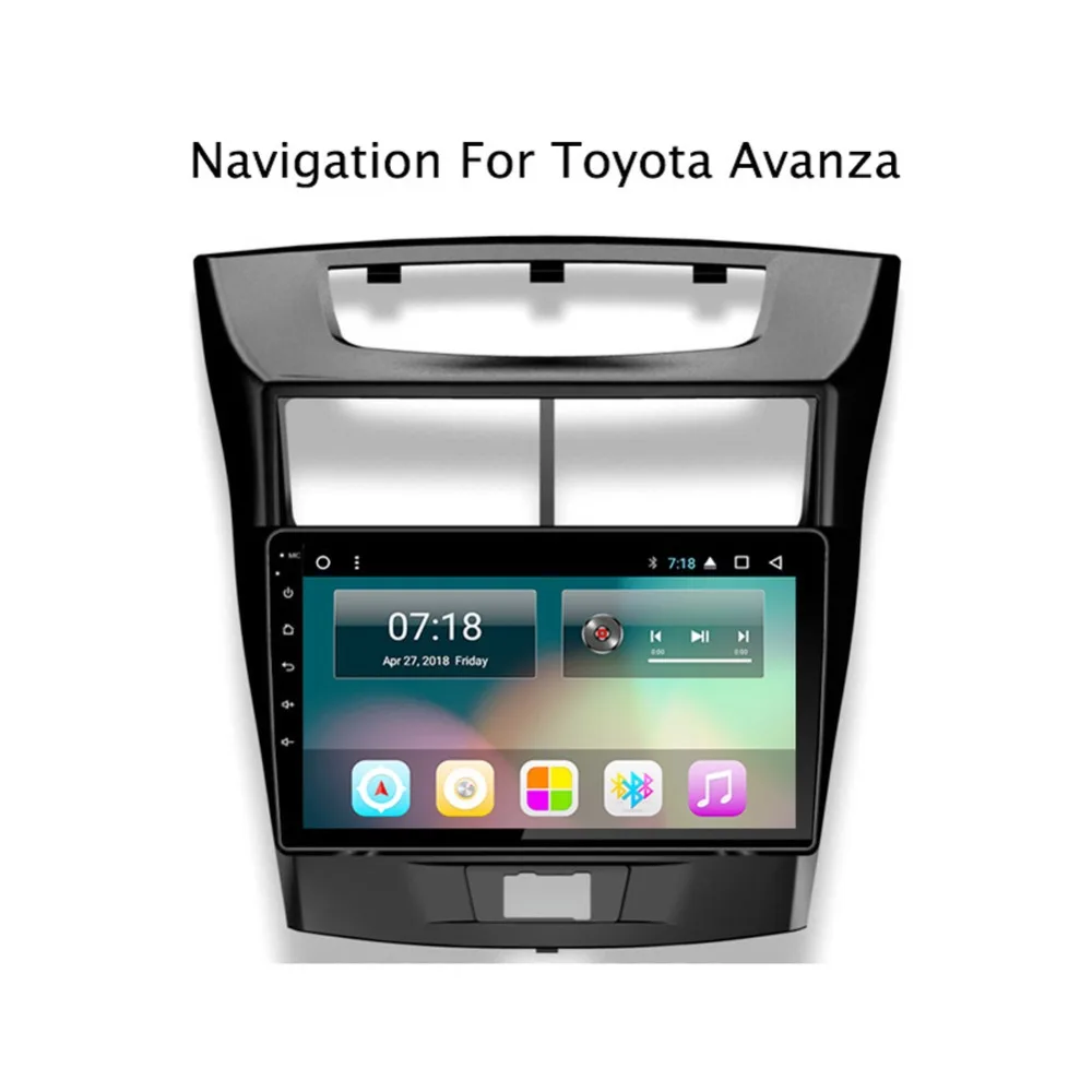 Супер тонкий сенсорный экран Android 8,1 gps навигация для Toyota Avanza автомобильный радио головное устройство планшет стерео Мультимедиа Bluetooth