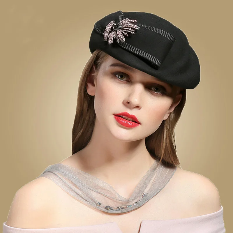 Black Beret Hat