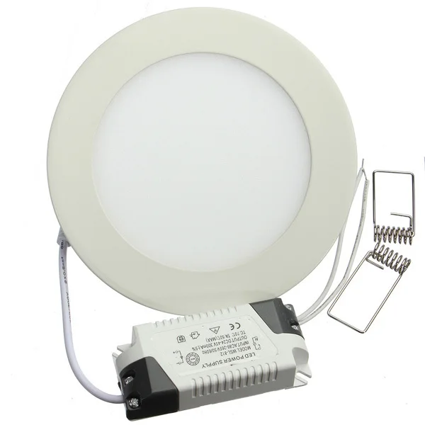 매입형 원형 LED 천장 조명, 주방 욕실 램프, AC85-265V LED 다운 라..