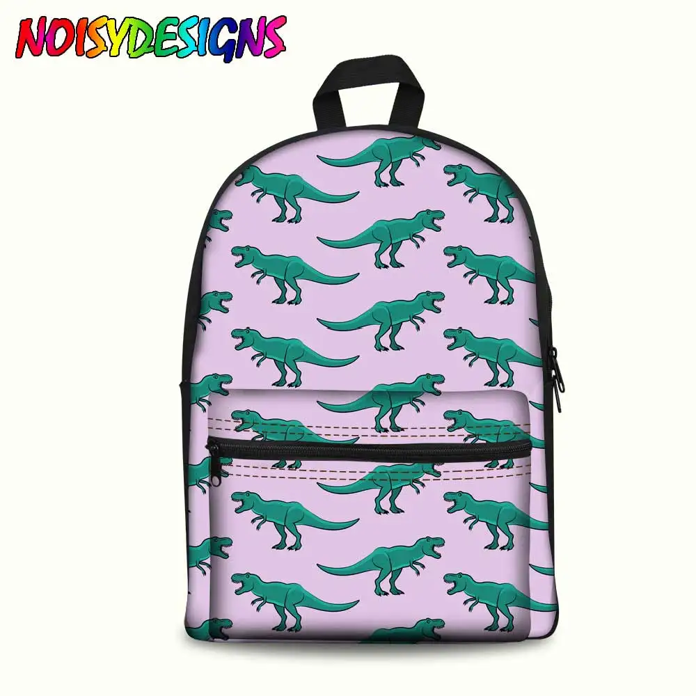 

Custom Schoolbag Dinosaurs Backpack for Teen Boys Girls Mochila Infantil School Supplies Tyrannosaurus Pattern Rucksack Large