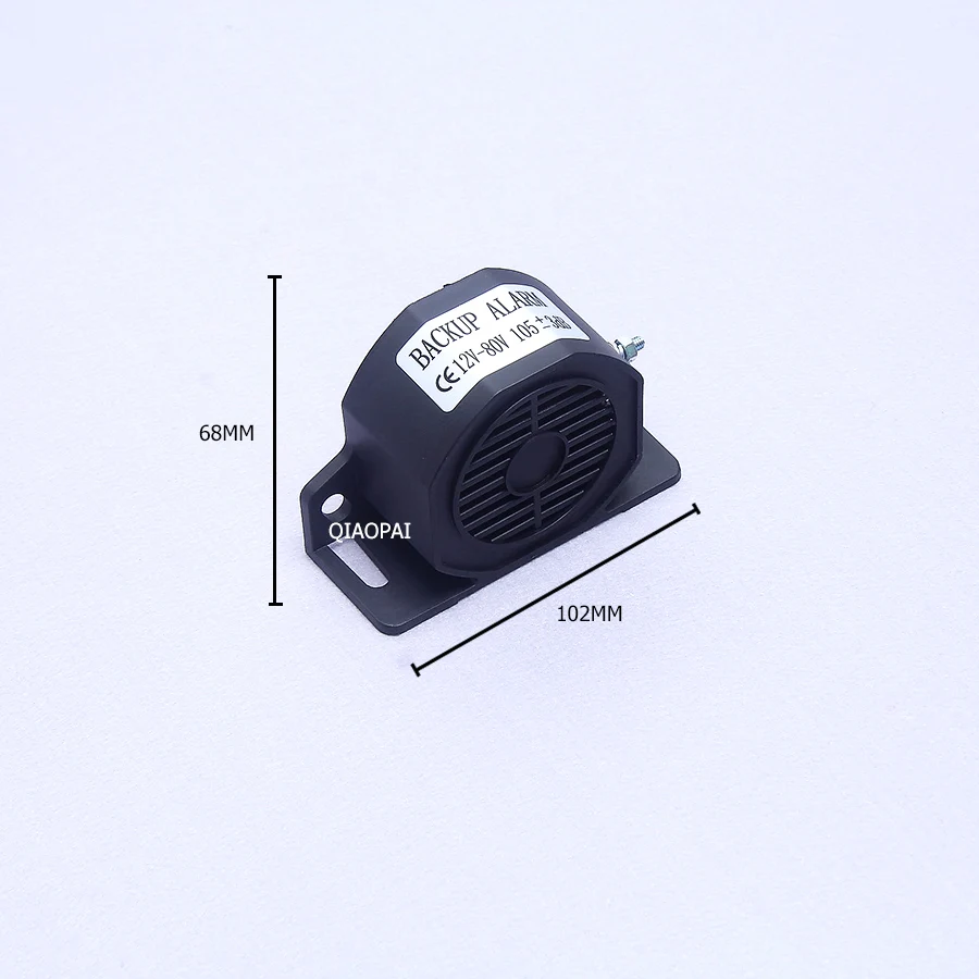 12V 24V 48V 80V Car Reverse Alarm Horn Security Alarm 105DB Loud Sound Waterproof Backup Waring Hor