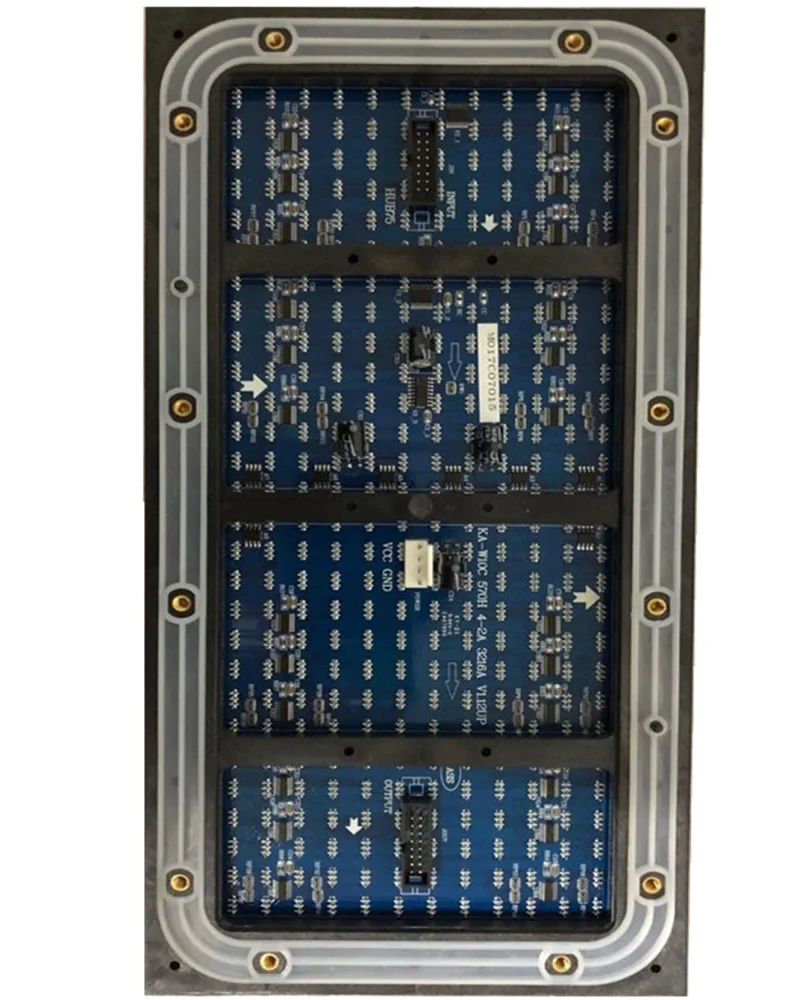 P10 открытый dip 570 Яркость 7000 кд/m2, 10000 точек/m2, 1/4 сканирования led модульный светодиодный экран