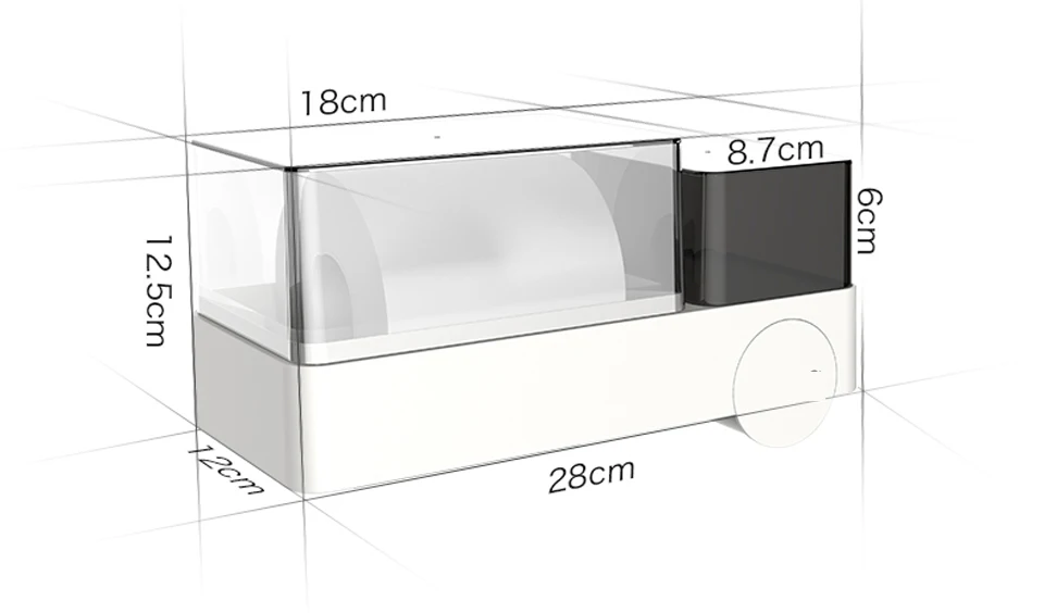 Модный настенный водонепроницаемый Видимый скотч гигиенический хлопок коробка для салфеток стол органайзер для ванной комнаты тканевый чехол 28*12*12,5 см