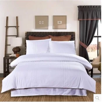 

Bedding four - piece cotton pure color simple modern