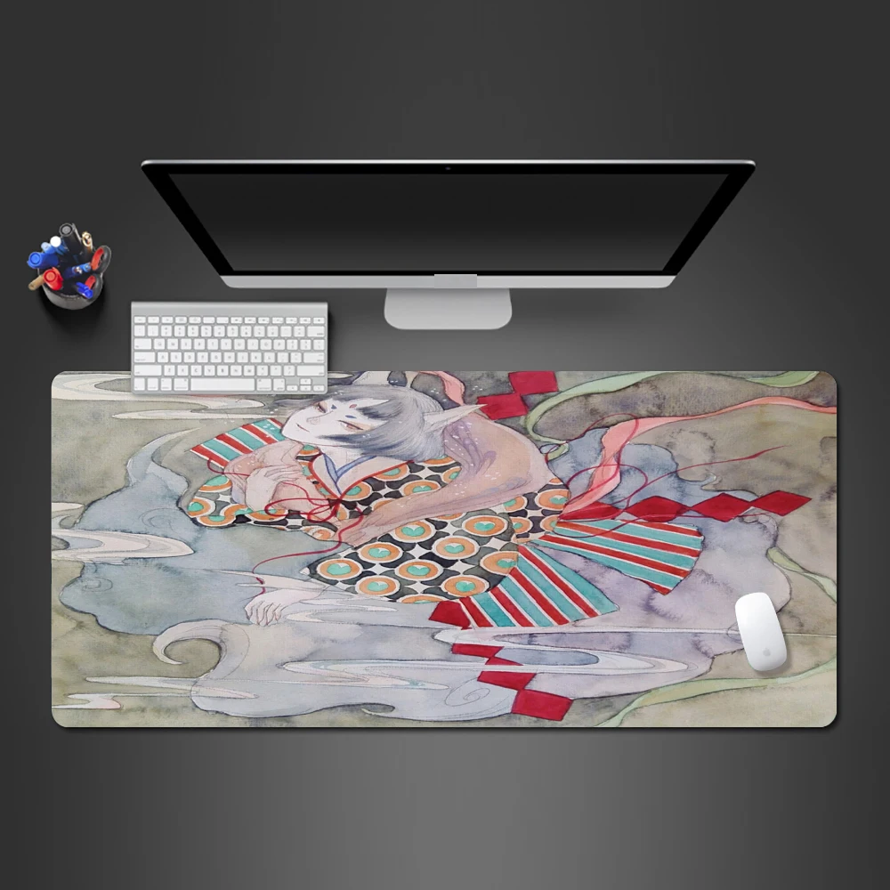 

Mouse Pad Personality Creative Big Hot Mouse Pad High Quality Rubber Washable Lock Edge Game Team Player Mat Gaming Mause Pad