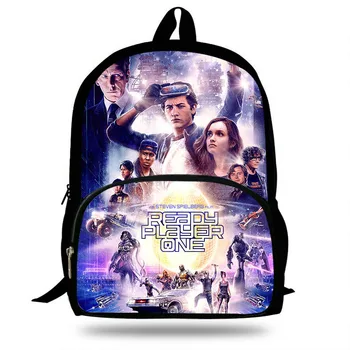 

2018 New Hot Movie Ready Player One Backpacks For School Boys Girls Fashion Printed Parzival Backpack For Kids Students