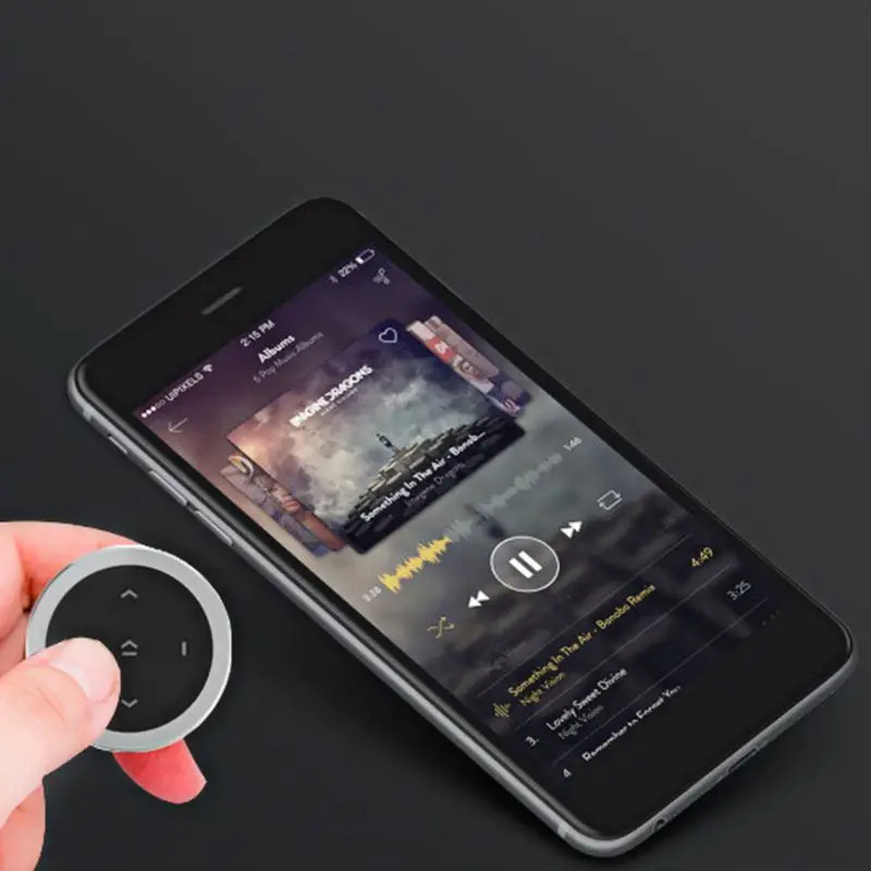 1 комплект беспроводной Bluetooth 3,0 медиа Кнопка Автомобиль Мотоцикл рулевое колесо воспроизведение музыки пульт дистанционного управления для iOS/Android