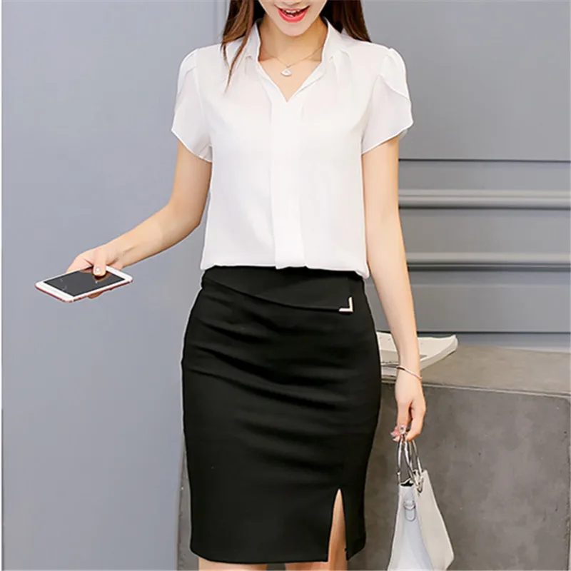 Softu-Women-Shirts-Chiffon-Blusas-Femininas-Tops-Short-Sleeve-Elegant-Ladies-Formal-Office-Blouse-Chiffon-Shirt (3)