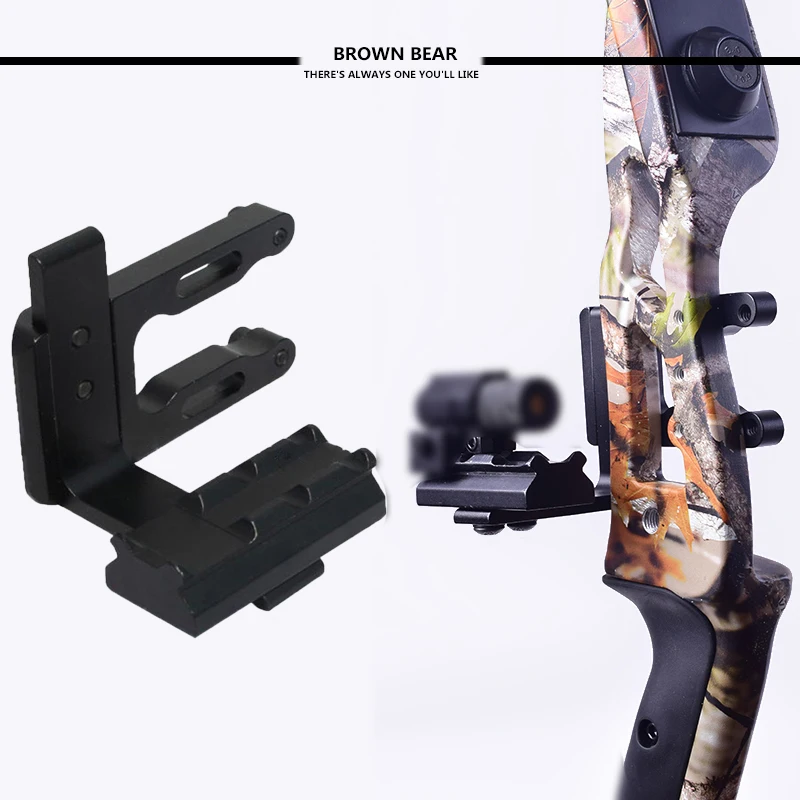 

Archery CNC Bow Sight Scope Picatinny Bracket Mount for Hunting Red Dot Laser Sight Reflex Sight Fits Compund Bow Recurve Bow