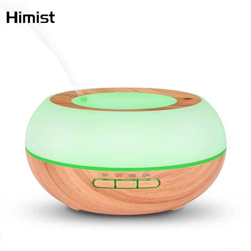 

Essential Oil Diffuser 300ml Ultrasonic Humidifier 7 Color LED Aroma Lamp For Home Office Yoga SPA Living Room Aromatherapy