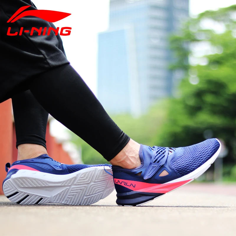Li-Ning Для мужчин зоны цвета удобные кроссовки для бега светильник танцевальная обувь высокого качества Фитнес подкладка спортивной обуви ARHN073 SAMJ18