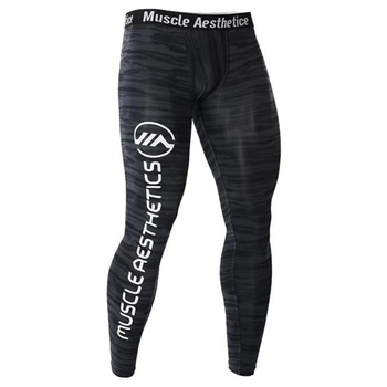 

Men Compression Quick dry Skinny Leggings Man Gyms Fitness Workout Bodybuilding Trousers Male Joggers Crossfit Sportswear Pants