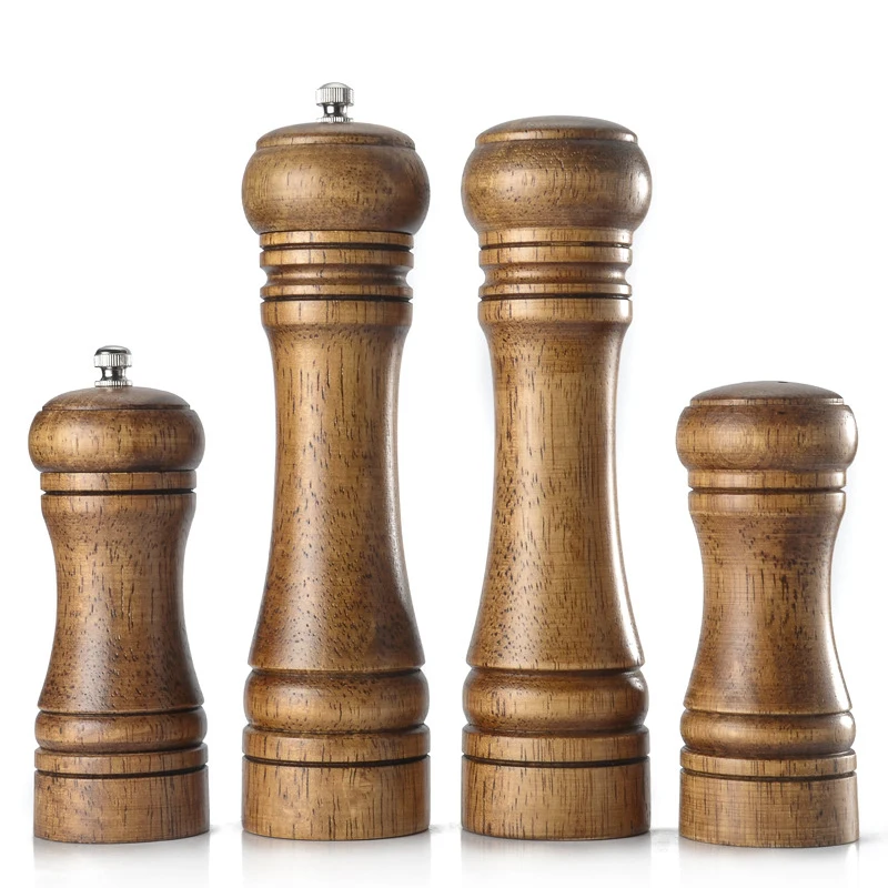 

Leeseph Wood Pepper Mill and Salt Shaker Set, Kitchen Gadgets
