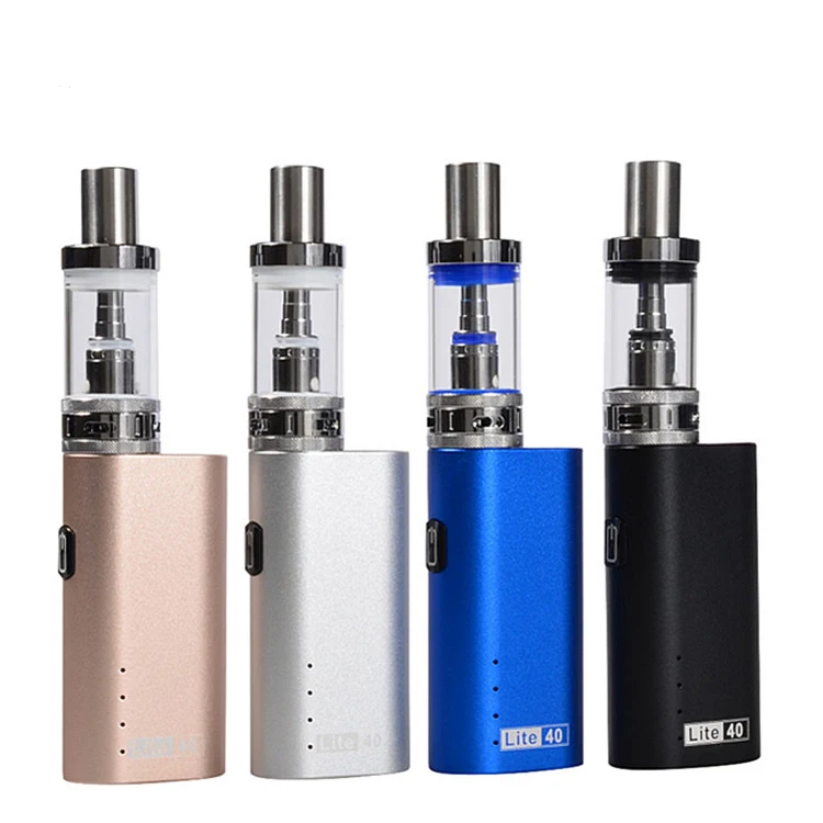 

Jomotech Lite 40 Kit 5ml Glass Tank Electronic Cigarette 40w E-cigarette Box Mod 40w Vape Pen Starter Kits ECig Mod Kit Original