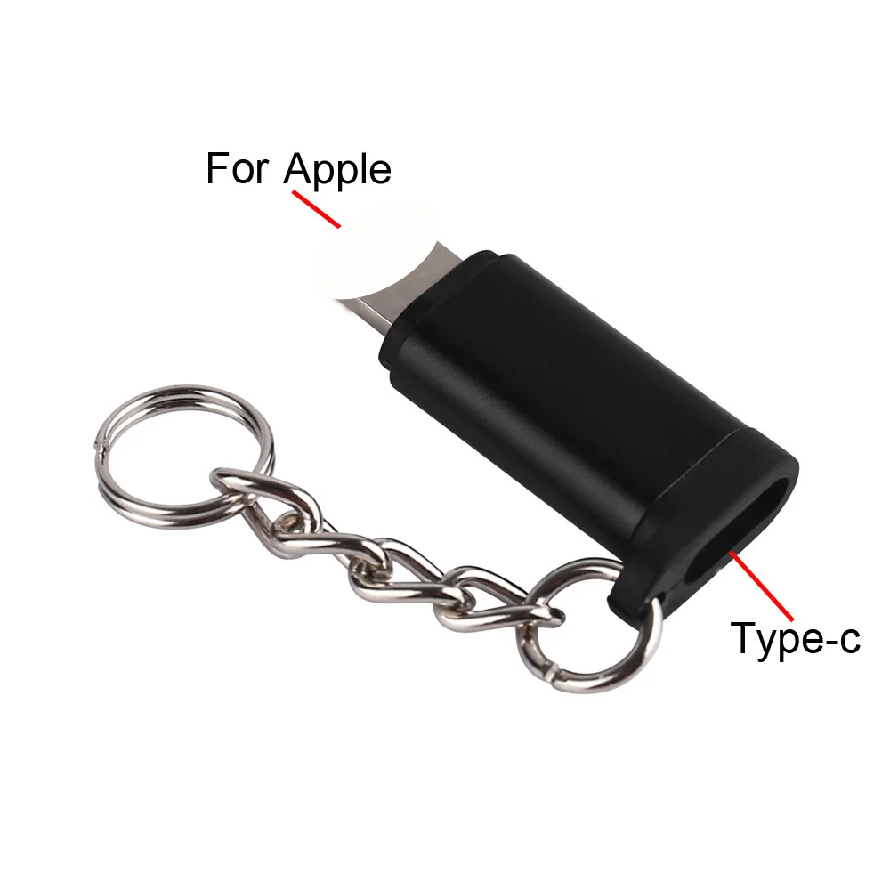 Usb type C-8 pin для Apple iPhone x 8 plus 7 plus 6 plus 5 5S адаптер для зарядки поддерживает адаптер для зарядки и передачи данных