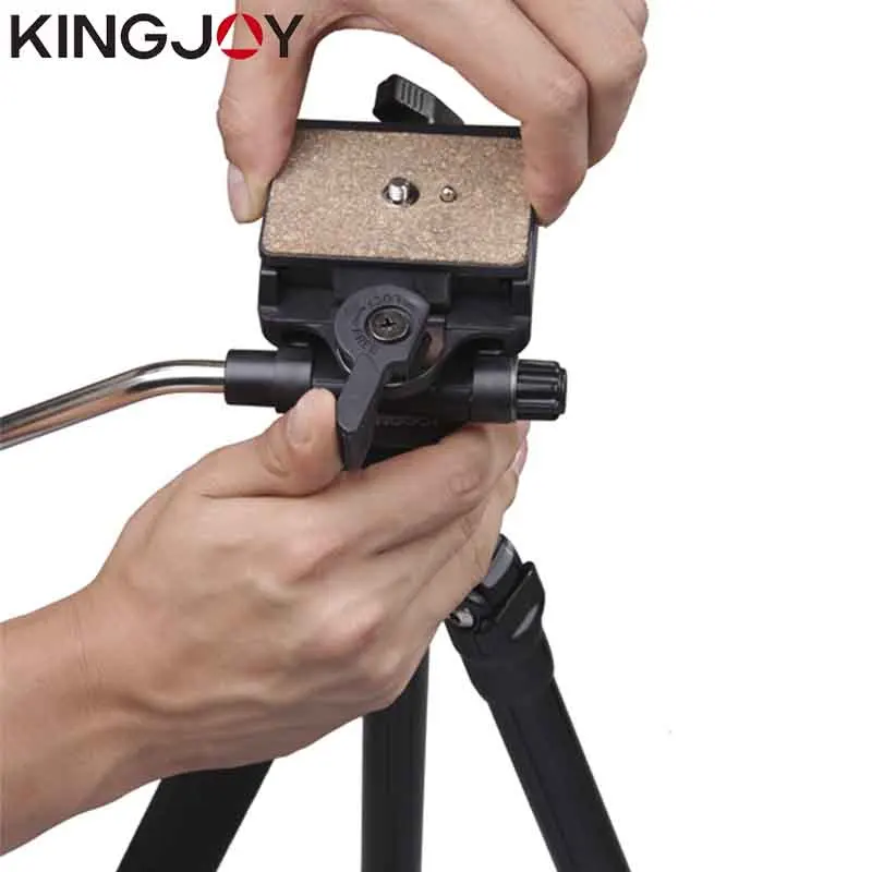 Profesional para Todos os Modelos Tripé para Câmera de Vídeo Modelos de Suporte de Tripé Kingjoy Oficial Vt 1500 de Suporte de Dslr Digital Slr Titular Stativ Móvel Flexível - Image 2