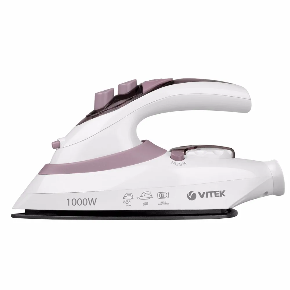 Утюг VITEK VT 1227 PK (Дорожный мощность 1000 Вт напряжение 120/220 В защита от накипи