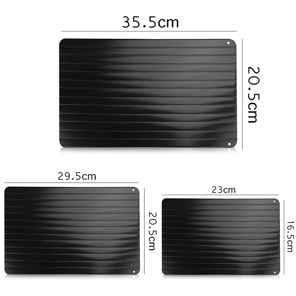 Волшебный лоток для разморозки металлическая тарелка лоток для оттаивания безопасный Быстрый разморозки замороженного мяса разморозка кухонный инструмент
