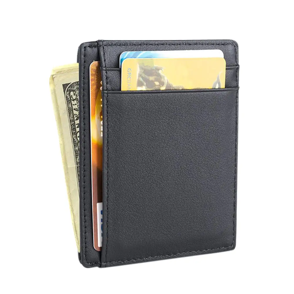 Banabanma Men Wallet Concise Hardwearing Leather Portable Bus Card Bag Wallets and Purses Fashion Wallet Men Coin Purses ZK40