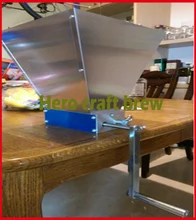 Hand handwerk hause brauen malt grain weizen mühle maschine bier maschine mit doppel Edelstahl rollen homebrew