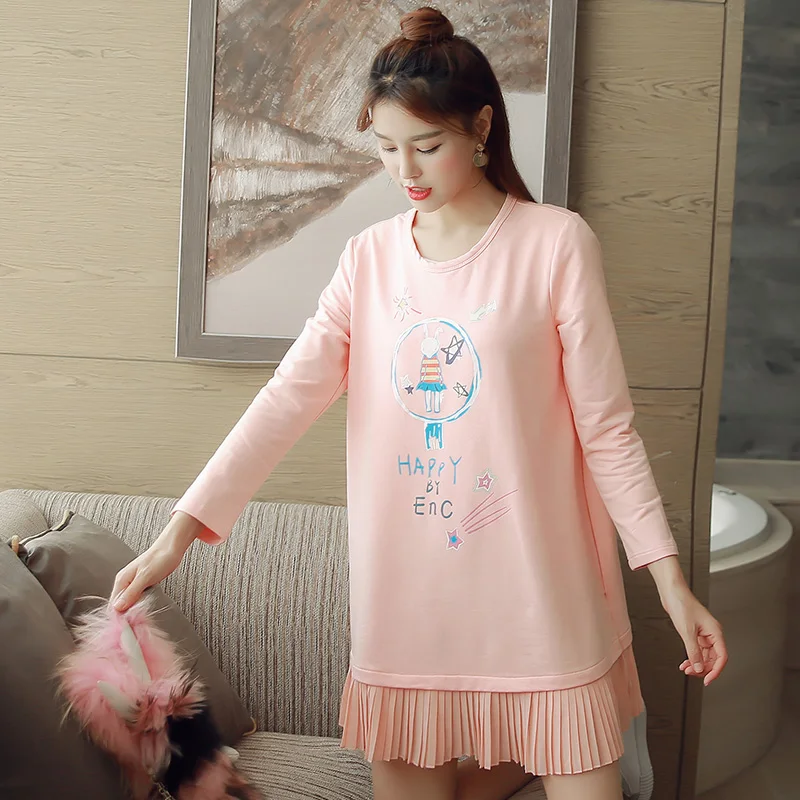 

2017 autumn maternity clothes blouses casual chiffon full sleeve shirt tops blouse ladies lace top lady backless pullover top