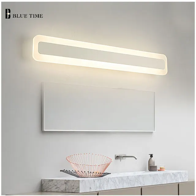Acryl Bad Spiegel Front Licht LED Wand Lampe Moderne Für Bad ... Acryl Bad Spiegel Front Licht LED Wand Lampe Moderne Für Bad ...