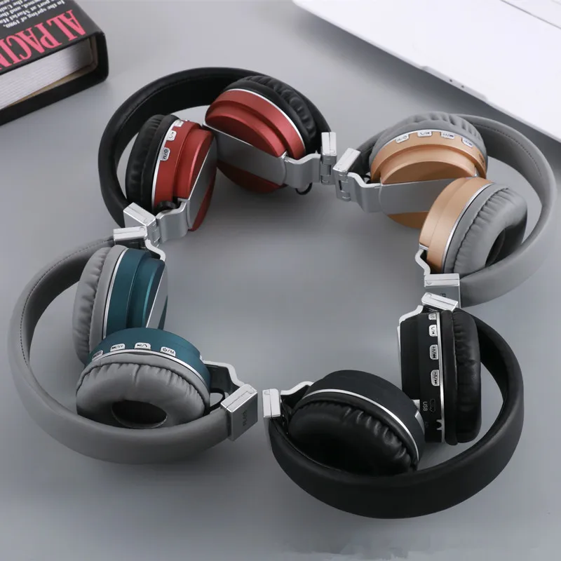Беспроводные Bluetooth наушники стерео гарнитуры с микрофоном мягкие Поддержка TF