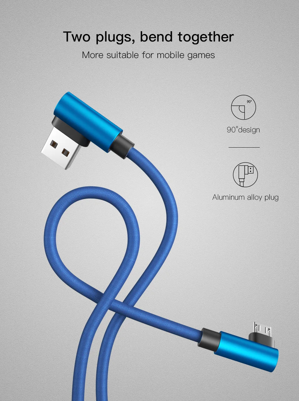 PZOZ 2 м Micro USB кабель 90 градусов L Тип шнур Microusb Android Быстрая зарядка данных адаптер для samsung Xiaomi телефон зарядное устройство кабель