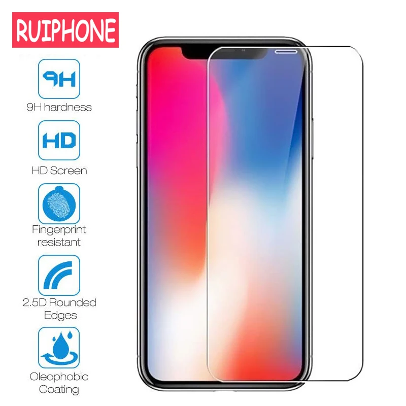 Tempered-Glass-For-iPhone-XR-XS-MAX-4-4s-5-5s-SE-Screen-Protective-Film-For