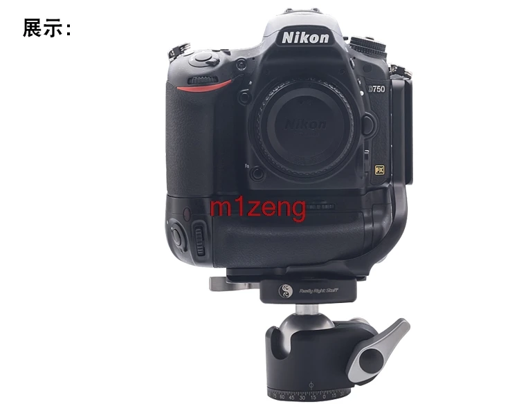 D750-G Вертикальная быстрый выпуск QR L пластина/кронштейн держатель рукоятка для Nikon D750 Arca-swiss RRS совместимая шаровая Головка