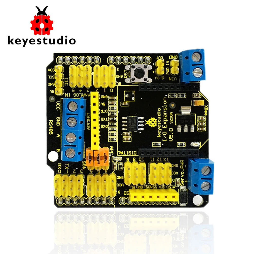 Бесплатная доставка! Расширительный щит Keyestudio Xbee Sensor V5 с интерфейсом RS485 Bluebee для