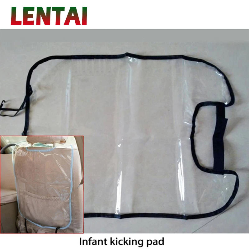 

LENTAI 1PC Car Seat Back Children Anti Kick Mat Cover For Peugeot 3008 308 207 407 Nissan Juke X-Trail Hyundai I30 Ix35 Accent