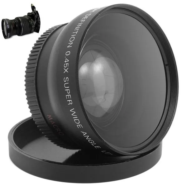 ARMORKING Macro Conversion Lens HD 37MM 0.45x Wide Angle Lens with
