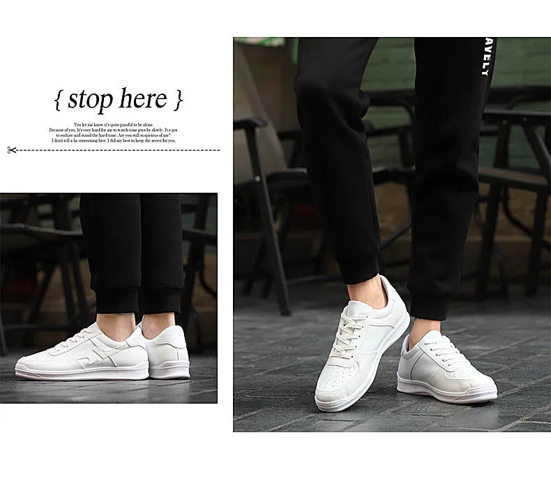 2018- spring and autumn- fashion- brand youth- sneakers -men's shoes -trend wild white shoes- casual color board shoes men (14)