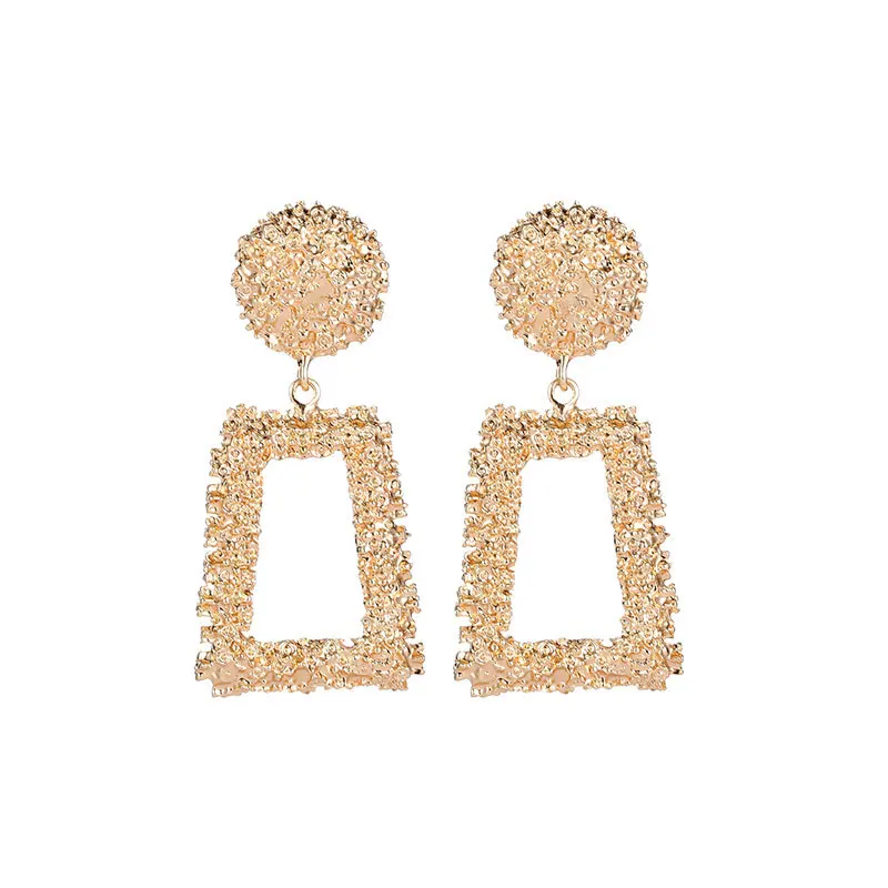 Fashion Statement Earrings 2019 Big Geometric earrings For Women Hanging Dangle Earrings Drop Earring modern Jewelry
