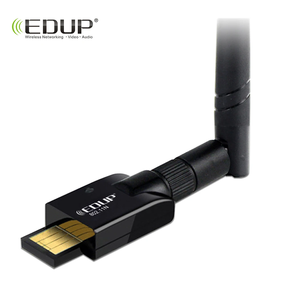 

EDUP RT5370 USB WiFi Adapter 150mbps 5dbi High Gain WiFi Antenna Long distance Wi-Fi Receiver USB Network Card Ralink5370